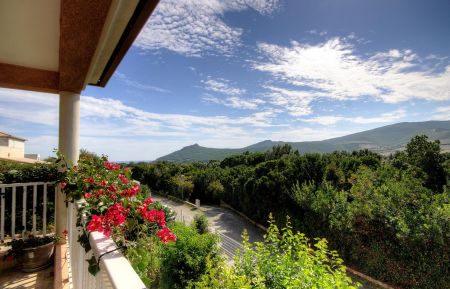 Gite n&deg;64042 Pietracorbara - Corse - Gite &agrave; Pietracorbara, Grand Bastia, Haute-Corse, labellis&eacute; Gites de France: la vue de la terrasse