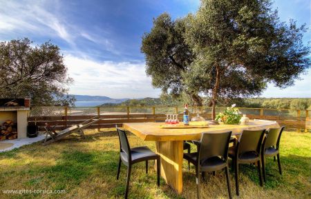 Gite n&deg;64001 Lumio - Corse - G&icirc;te &agrave; Lumio, Balagne, Haute-Corse, labellis&eacute; G&icirc;tes de France : le jardin