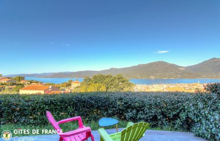Gite n&deg;24453 Propriano - Corse - G&icirc;te &agrave; Propriano, Corse du sud, le Grand Valinco, labellis&eacute; G&icirc;tes de France : la la terrasse