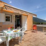 G&icirc;te &agrave; Sagone, la c&ocirc;te Ouest, Corse-du-Sud, labellis&eacute; G&icirc;tes de France : la terrasse