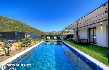 Gîte à Galeria, Balagne, Haute-Corse, labellisé Gîtes de France : la piscine Gite n°63173 Galéria - Corse - Gîte à Galeria, Balagne, Haute-Corse, labellisé Gîtes de France : la piscine