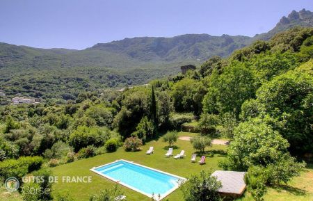 Gite n&deg;62662 Sisco - Corse - G&icirc;te &agrave; Sisco, Grand Bastia, Haute-Corse, labellis&eacute; G&icirc;tes de France : la piscine commune