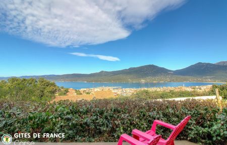 Gite n&deg;24451 Propriano - Corse - G&icirc;te &agrave; Propriano, Corse du sud, le Grand Valinco, labellis&eacute; G&icirc;tes de France : la la terrasse
