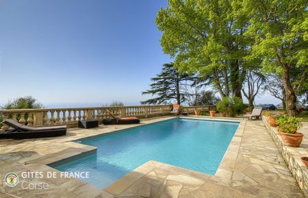 Gite n&deg;64311 Bastia - Corse - Gite &agrave; Bastia, Grand-Bastia, Haute-Corse, labellis&eacute; Gites de France : la piscine
