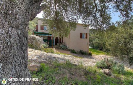 Gite n&deg;23431 Figari - Corse - Gite &agrave; Figari, le Sud Corse, Corse du Sud, labellis&eacute; G&icirc;tes de France : l'acces au studio