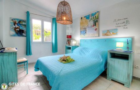 Chambre d'Hôtes à Pianotoli Caldarello - le sud Corse - labellisé Gîtes de France : La chambre Bed & Breakfast no.22772 Pianottoli-Caldarello - Corse - Chambre d'Hôtes à Pianotoli Caldarello - le sud Corse - labellisé Gîtes de France : La chambre