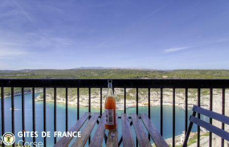 Gite n&deg;25452 Bonifacio - Corse - G&icirc;te &agrave; Bonifacio, le Sud Corse, labellis&eacute; G&icirc;tes de France : le balcon