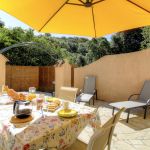 Gite &agrave; Sagone, la Cote Ouest, Cors du sud, labellis&eacute; G&icirc;tes de France : la terrasse