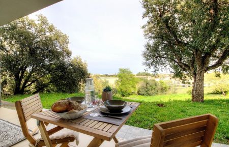 Gite n&deg;63361 Furiani - Corse - G&icirc;te &agrave; Furiani, Grand Bastia, Haute Corse, labellis&eacute; Gites de France: la terrasse