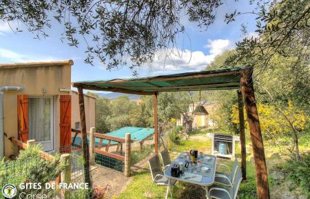 Gite n&deg;23433 Figari - Corse - Gite &agrave; Figari, le Sud Corse, Corse du Sud, labellis&eacute; G&icirc;tes de France : la terrasse