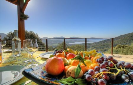 Gite n&deg;28541 Olmeto - Corse - G&icirc;te-28541-Olmeto- le -grand-valinco-la terrasse