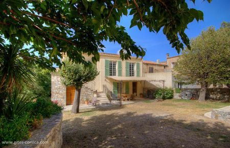 Gite n&deg;59421 Speloncato - Corse - G&icirc;te &agrave; Speloncato, Balagne, Haute-Corse, labellis&eacute; G&icirc;tes de France : la maison
