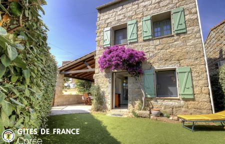 Gite n&deg;22391 Sart&egrave;ne - Corse - G&icirc;te &agrave; Serragia, la Grand Valinco, Corse-du-Sud, labellis&eacute; G&icirc;tes de France : la maison