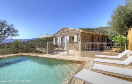 Gite n&deg;18172 Figari - Corse - Gite &agrave; Figari, le Sud Corse, Labeliss&eacute; G&icirc;tes de France : la piscine