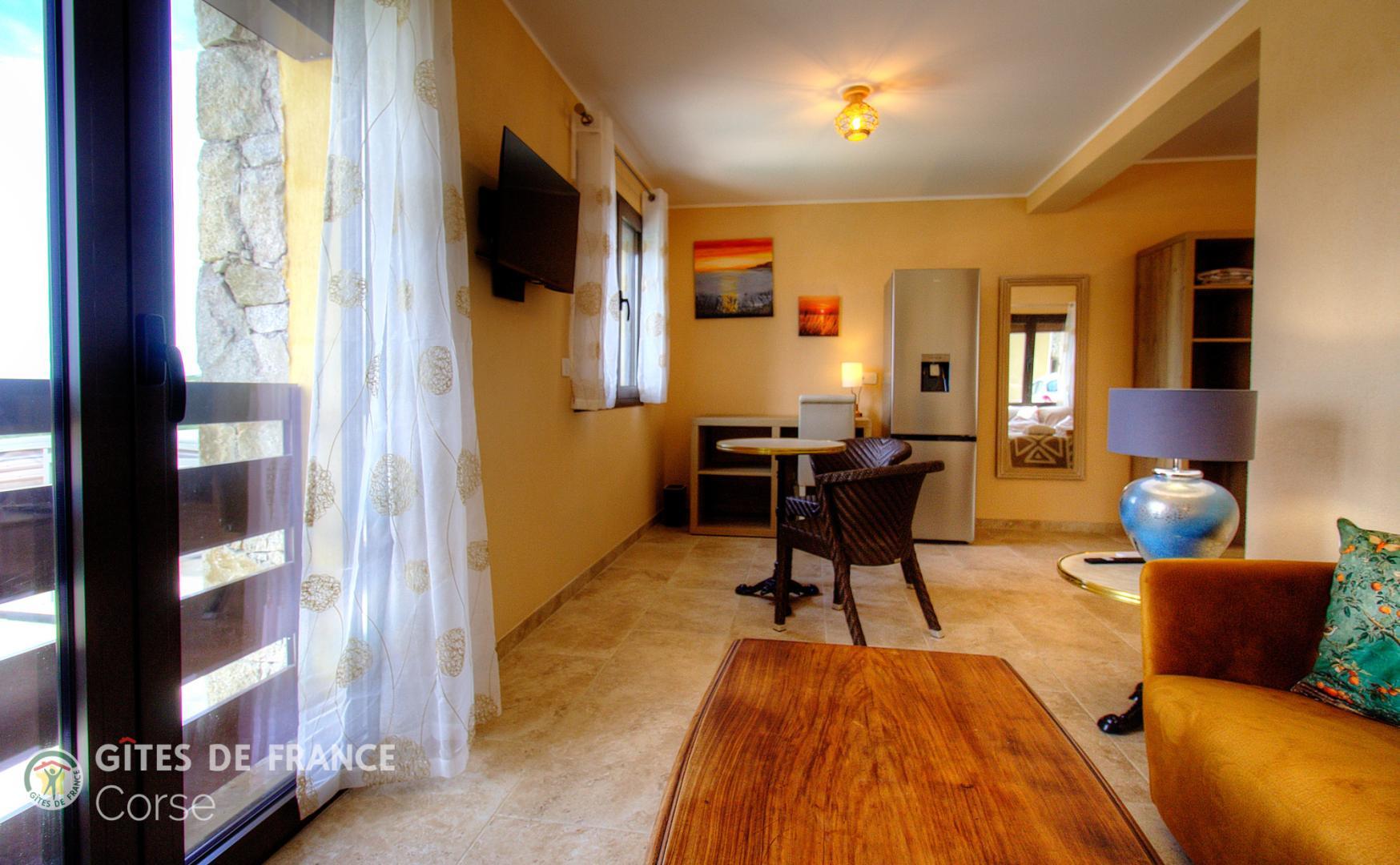 Chambres d'hôtes à Monticello, Balagne, Haute-Corse, labellisé Gites de France : la chambre Turchinu photo 15