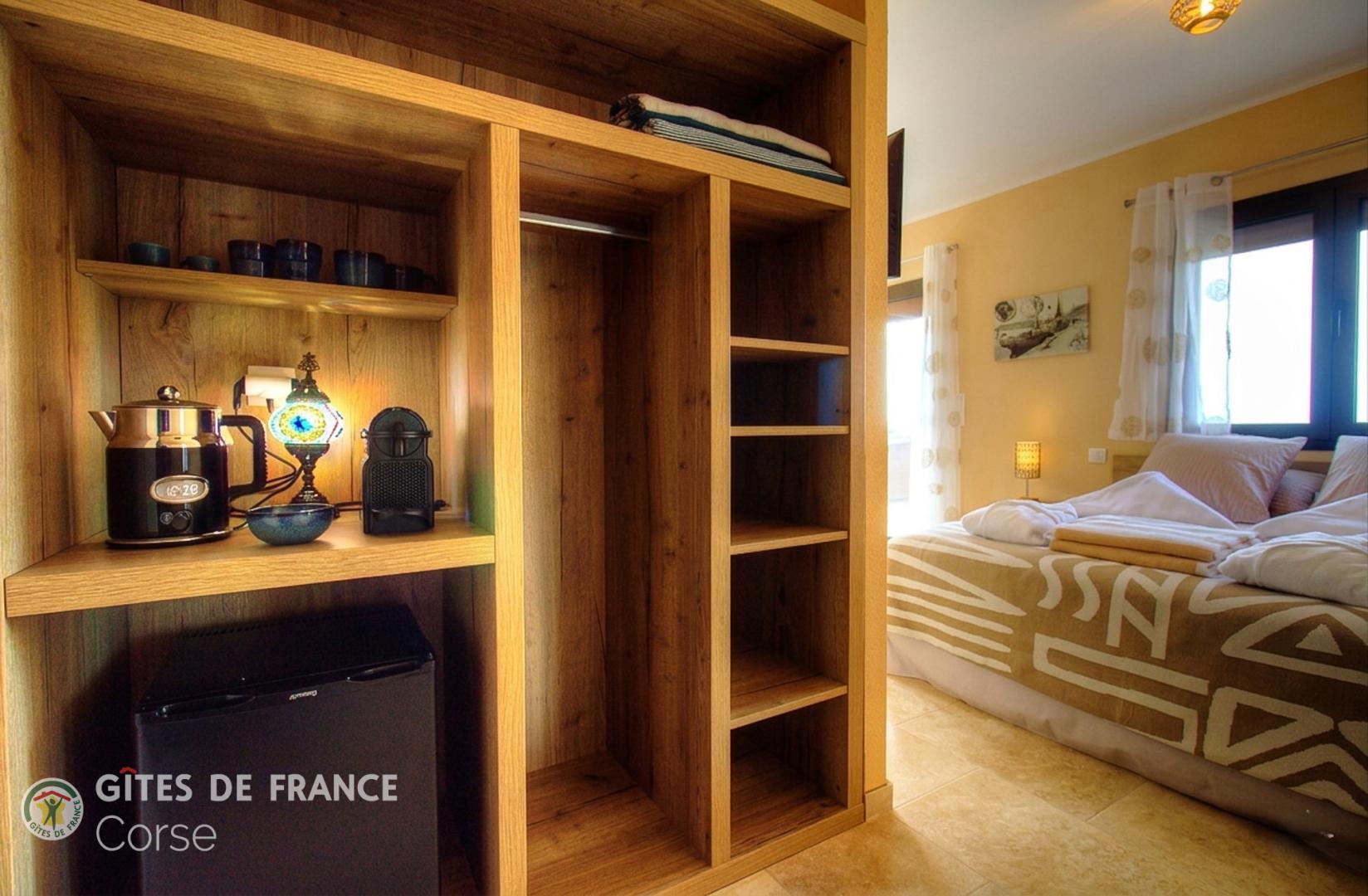 Chambres d'hôtes à Monticello, Balagne, Haute-Corse, labellisé Gites de France : la chambre Orizonti photo 23