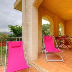 G&icirc;te &agrave; Calvi, Balagne, Haute-Corse, labellis&eacute; G&icirc;tes de France : la terrasse
