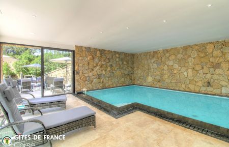 Gite n&deg;28531 Cauro - Corse - Gite &agrave; Cauro, le Grand Ajaccio, Corse du Sud, labellis&eacute; G&icirc;tes de France : la piscine