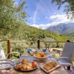 Maison d'h&ocirc;tes &agrave; Manso, Balagne, Haute-Corse, labellis&eacute;e G&icirc;tes de France : le petit d&eacute;jeuner