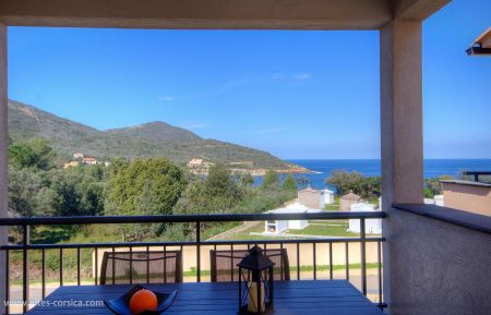 Gîte à Galeria, Balagne, Haute-Corse, labellisé Gîtes de France : terrasse face à la mer Gite n°61192 Galéria - Corse - Gîte à Galeria, Balagne, Haute-Corse, labellisé Gîtes de France : terrasse face à la mer