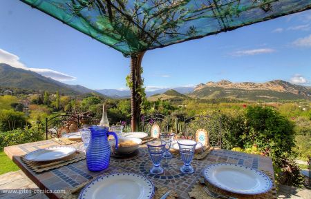 Gite n&deg;62411 Patrimonio - Corse - G&icirc;te &agrave; Patrimonio, Grand Bastia, Haute-Corse, labellis&eacute; G&icirc;tes de France : la terrasse