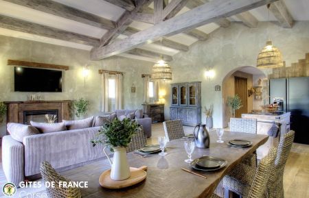Gite n&deg;64411 Oletta - Corse - G&icirc;te &agrave; Oletta, Le Grand Bastia, Haute-Corse, labellis&eacute; G&icirc;tes de France : le s&eacute;jour/cuisine
