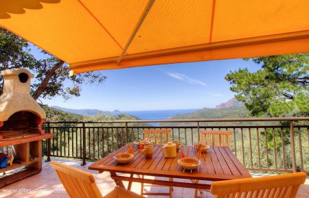 Gite n&deg;17525 Partinello - Corse - Gite &agrave; Partinello en Corse du Sud : la terrasse